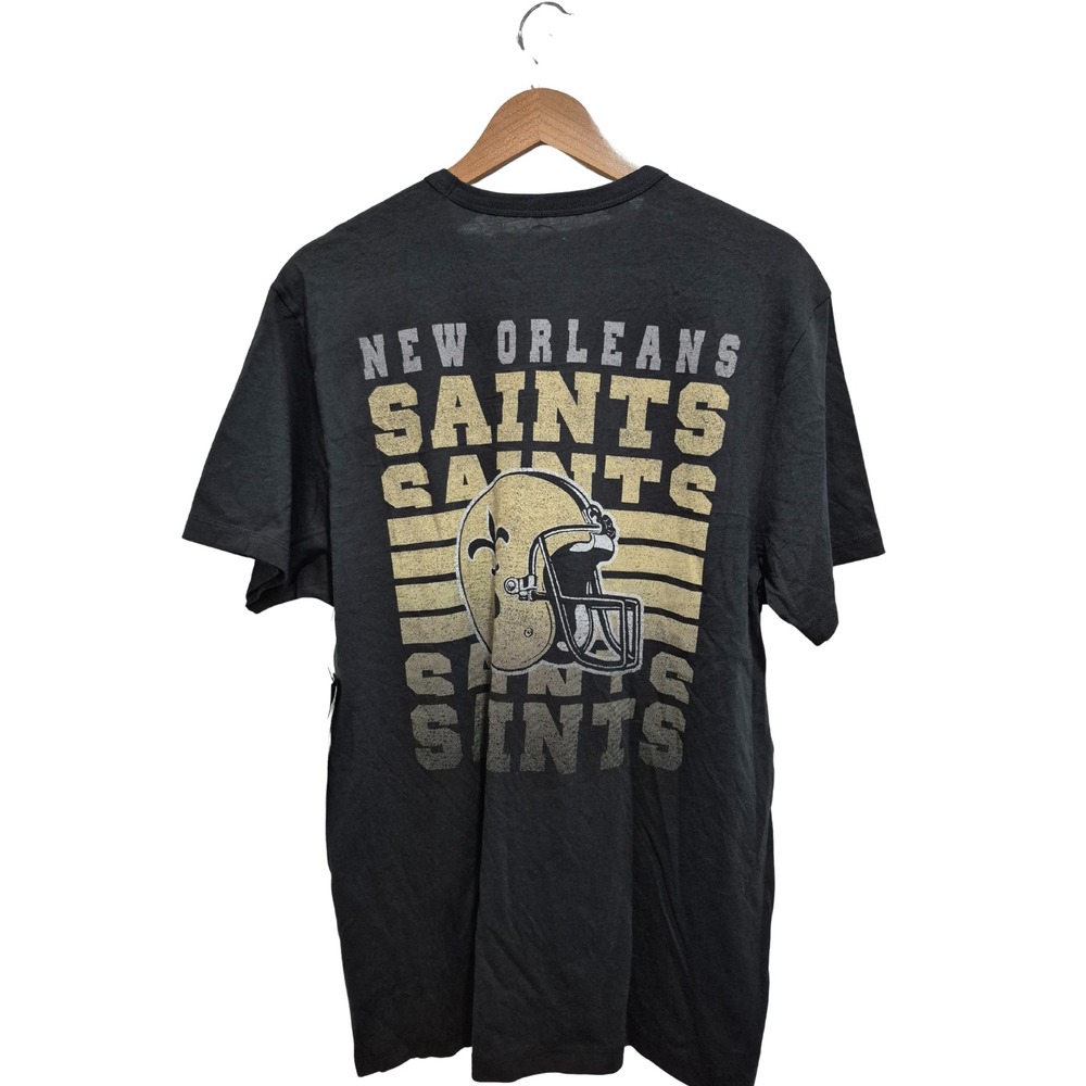 47 Brand New Orleans Saints Shirt Size Large 100%‎ Cotton